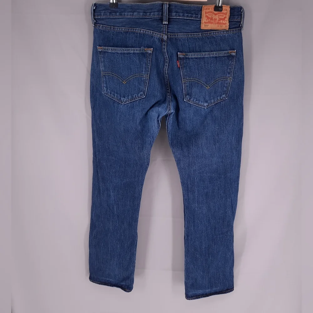 Big E Levi's 501 Reissue XX Straight Jeans Men's 32X30 Button Fly Single Stitch - Picture 6 of 11